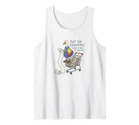Just The Essentials Goose Bacon Shopping List Tank Top