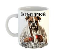 Just The Shirt Ceramic Work Mug - Roofer You Look Like I Need Another Coffee Statement