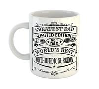 Just The Shirt Greatest Dad World's Best Orthopedic Surgeon Limited Edition No 1 Dad Vintage Style Print Mug