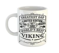 Just The Shirt Greatest Dad World's Best Viking Limited Edition No 1 Dad Vintage Style Print Mug