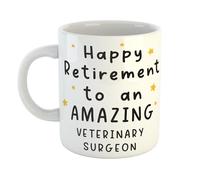 Just The Shirt Happy Retirement to an Amazing Veterinary Surgeon Ceramic Mug Celebrate a Great Career with This Mug