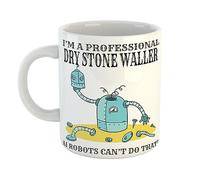 Just The Shirt I'm A Professional Dry Stone Waller Ai Robots Cant Do That Mug with Broken Robot Gift for Professionals, 11 oz Ceramic Mug