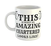 Just The Shirt This is What an Amazing Chartered Accountant Looks Like Mug, Stocking Filler Gift, 11 oz Ceramic Mug