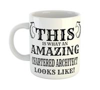 Just The Shirt This is What an Amazing Chartered Architect Looks Like Mug, Stocking Filler Gift, 11 oz Ceramic Mug