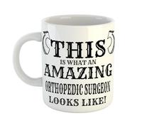 Just The Shirt This is What an Amazing Orthopedic Surgeon Looks Like Mug, Stocking Filler Gift, 11 oz Ceramic Mug