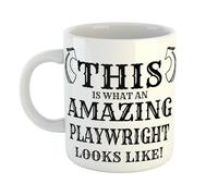 Just The Shirt This is What an Amazing Playwright Looks Like Mug, Stocking Filler Gift, 11 oz Ceramic Mug