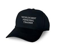 Just The Shirt Worlds Best Personal Trainer Novelty Black Baseball Cap