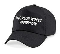 Just The Shirt World's Worst Handyman Baseball Cap Dad Gift Black