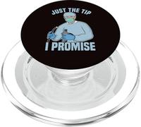 Just The Tip I Promise - Endoscopy, Colonoscopy Humour PopSockets PopGrip for MagSafe