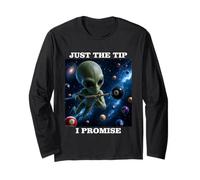 Just The Tip I Promise Funny Billiards Pool Long Sleeve T-Shirt