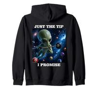 Just The Tip I Promise Funny Billiards Pool Zip Hoodie