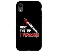 Just The Tip I Promise Funny Horror Halloween Costume Case for iPhone XR
