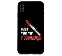 Just The Tip I Promise Funny Horror Halloween Costume Case for iPhone XS Max