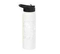 Just The Tip I Promise Grunge Funny Darts Stainless Steel Insulated Water Bottle