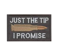 Just The Tip I Promise USA Army Tactical Morale Hook Cap Patch