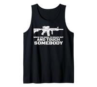 Just The Tip US American Flag Bullet Gun Shirt For Men Women Tank Top