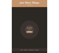 Just Three Things: The Morning Stack