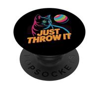 Just Throw It Cat Meme Funny Kitty Memes Funny Kitty Cats PopSockets Adhesive PopGrip