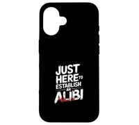 Just To Establish An Alibi True Crime Case for iPhone 16
