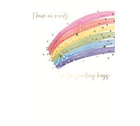 Just to Say Sending Rainbow Hugs Embellished Thinking Of You Greeting Card Cards JT214