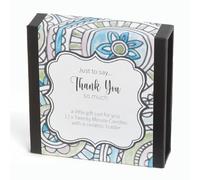 Just to say... Thank You (wrap). 12 x Twenty Minute Candles with a Ceramic Holder for Relaxation, Meditation, Mindfulness and Well-Being