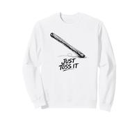 Just Toss It Scottish Warrior Caber Toss Highland Games Men Sweatshirt