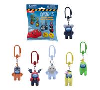 Just Toys LLC Among Us Backpack Hanger - Blind Bag Collectible - Clip On Accessories for Backpacks, Bags & Keyrings