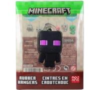 Just Toys LLC Minecraft Backpack/Clip Hangers 2.5" 6cm Figures - Rubber Enderman