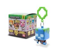 Just Toys LLC Minecraft Backpack/Clip Hangers 2.5" 6cm Figures - (Series 4 Charm Chance of Gold)