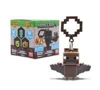 Just Toys LLC Minecraft Backpack Hangers Series 2 (12 Figures, Glow in the Dark & Gold Plated, Unisex-Kids)
