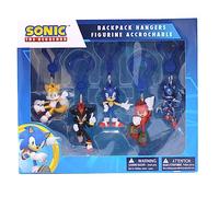 Just Toys LLC Sonic The Hedgehog Backpack Hangers S3 Collector's Box - 5 Figures