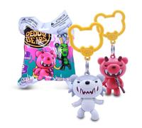 Just Toys Official Deddy Bears Backpack Hanger - Blind-Bag Plush Bear Clip, 1 of 6 Collectible Charms (Glow-in-The-Dark Spekter) - Cute Kreepy Keychain for Kids & Backpacks