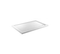 Just Trays Fusion Rectangular Shower Tray - 900mm x 800mm - White Please Select Size: 900 x 800mm, Finish: White