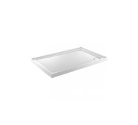 Just Trays Fusion Rectangular Shower Tray With 4 Upstand - 900mm x 800mm - White Please Select Size: 900 x 800mm, Finish: White