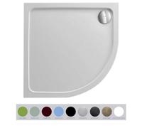 Just Trays Jt Fusion Left Handed Offset Quadrant Flat To Floor Shower Tray 900X760mm White