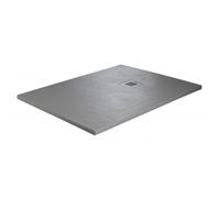 Just Trays Natural Rectangular Shower Tray - 1400mm x 800mm - Malham Gray Finish: Malham Gray, Please Select Size: 1400 x 800mm