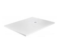 Just Trays Natural Rectangular Shower Tray - 1600mm x 900mm - Flamborough White Finish: Flamborough White, Please Select Size: 1600 x 900mm