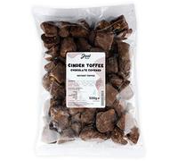 Just Treats Chocolate Coated Cinder Toffee (500g Share Bag)
