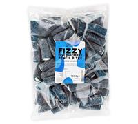 Just Treats Fizzy Blue Raspberry Pencil Bites (1kg Party Bag)