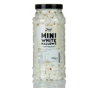 Just Treats White Mini Mallow Gift Jar