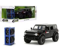 Just Trucks - 1:24 2021 Ford Bronco Die-Cast Truck with Rack (Black) [New Toy]