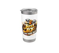 Just Try one More rep Stainless Steel Insulated Tumbler