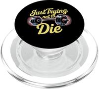 Just Trying Not To Die Intense Workout Training - PopSockets PopGrip for MagSafe