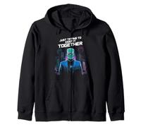 Just Trying To Keep It Together Shirt Halloween Frankenstein Zip Hoodie