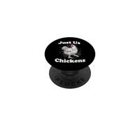 Just Us Chickens Design for Farming Fans PopSockets Adhesive PopGrip