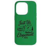 Just Us No Fuss Elopement 2026 Micro Wedding Bride Case for iPhone 14 Pro