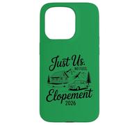 Just Us No Fuss Elopement 2026 Micro Wedding Bride Case for iPhone 15 Pro