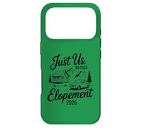 Just Us No Fuss Elopement 2026 Micro Wedding Bride Case for iPhone 17 Pro
