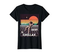 Just use ChatGPT and chill!!! Funny Chat GPT Design T-Shirt, Women, Black, 3X-Large