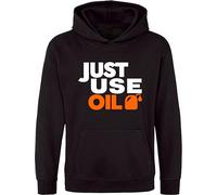Just use oil Hoodie, Anti Woke Agenda hoodie, Funny hoodie, Anti just stop oil hoodie, Climate Change hoodie, Anti Environment Protest hoodie, Just use oil activist hood top Black